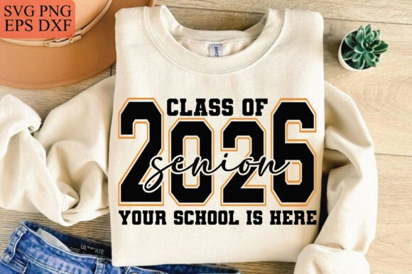 Class of 2026 Graphics for T-Shirt Designs