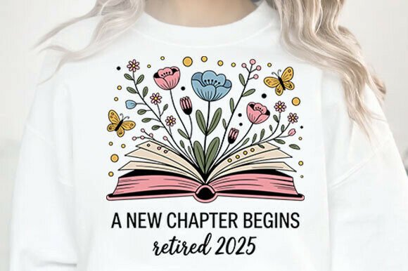 Floral Book Graphics for T-Shirt Designs