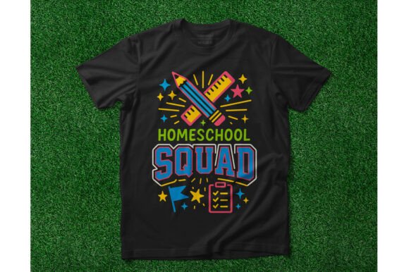 Homeschool Squad Graphics for T-Shirt Designs