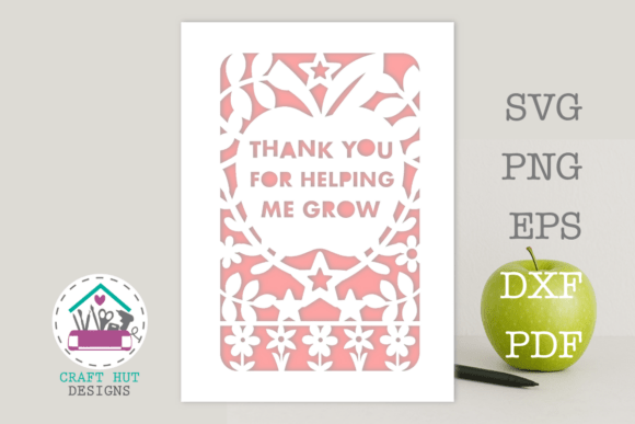 Laser Cutting Cards: Teacher SVG Review