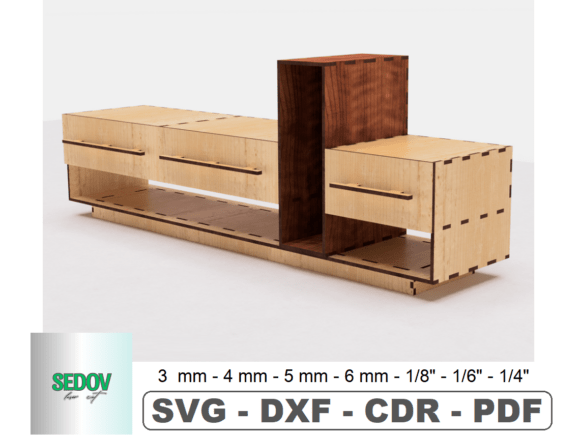 Laser Cutting Deskshelf for Shadow Boxes