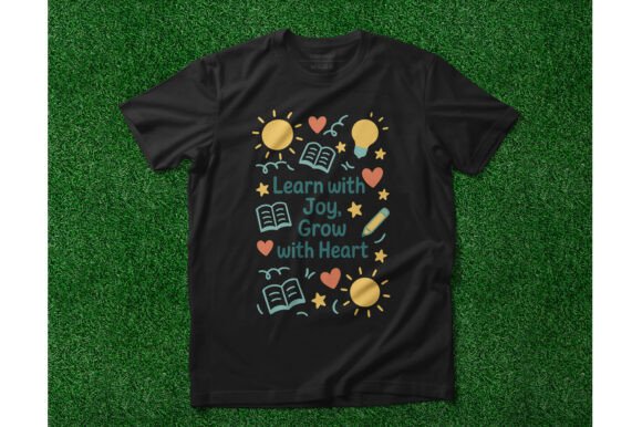 Learn with Joy Graphics for T-Shirt Designs