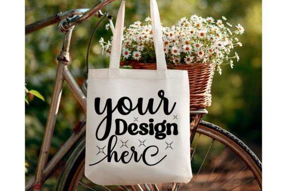 Reviewing Christmas Tote Bag Mockup 9 Graphics