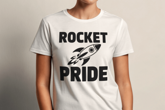 Rocket Pride Mascot PNG for Graphics & T-Shirt Designs