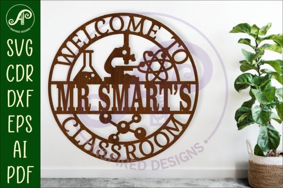 Science Teacher Sign: Laser Cutting Signs