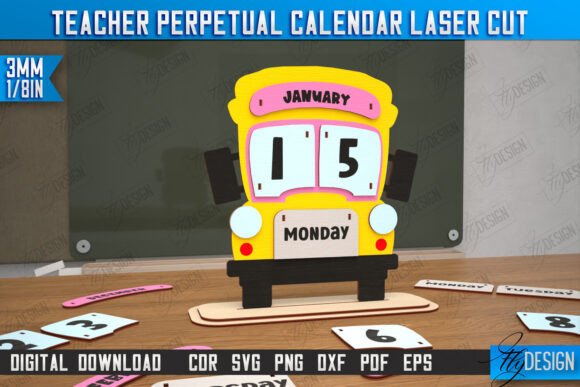 Teacher Desktop Perpetual Calendar CNC: A Designer’s Review